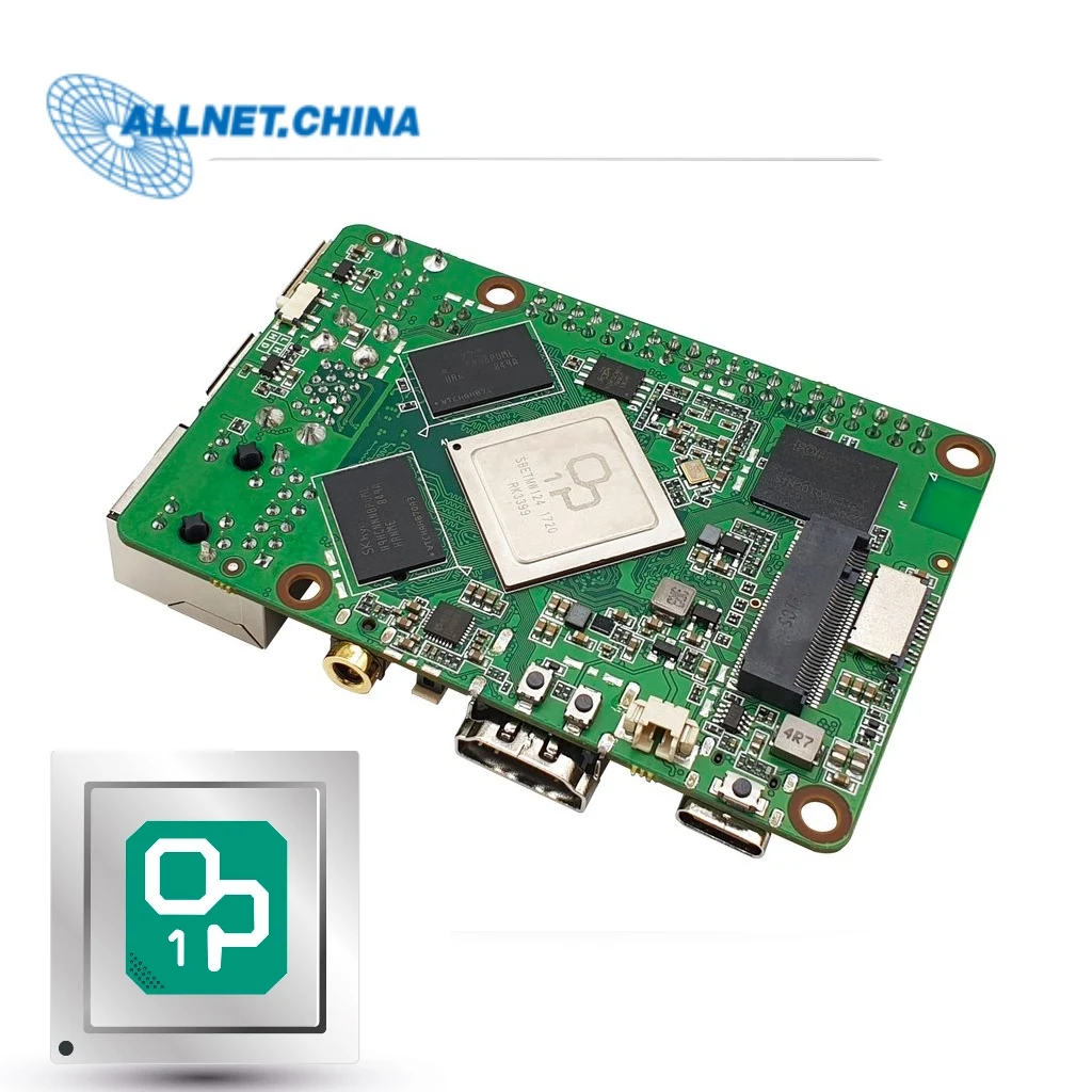 لوحة تطوير ROCK Pi 4A+ عالية السرعة OP1 فعالة من حيث التكلفة على متن eMMC RK3399 A+ متوافقة مع Raspberry Pi