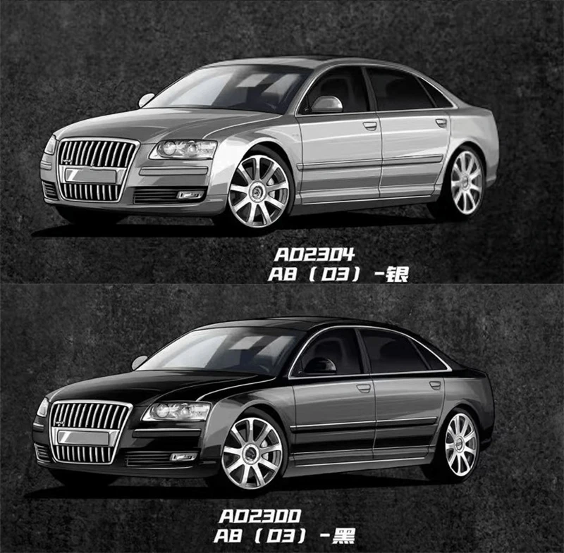 

MASDI 1:64 A8 D3 Diecast Model Car