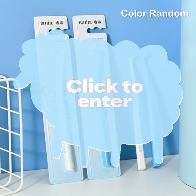 Orthodontic Interdental Brush Soft Teeth Cleaning Toothbrush Oral Care Tool Small Head Soft Hair Adult Oral Hygiene Care Tools