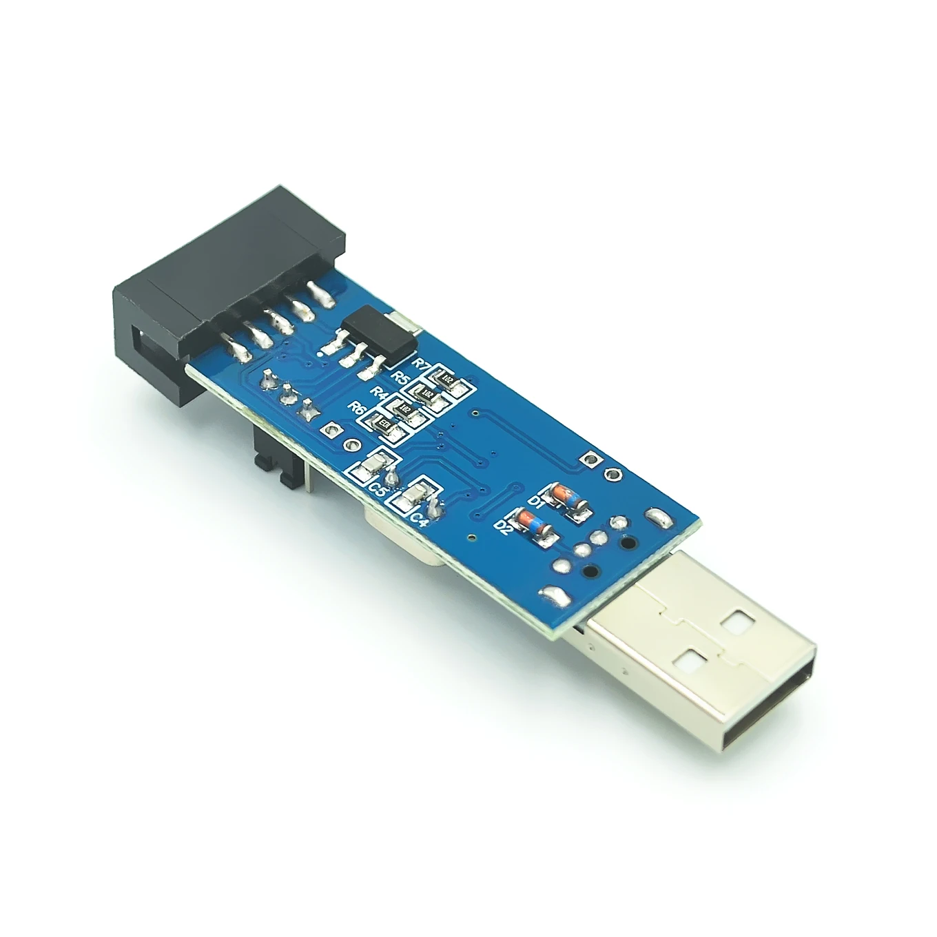 2 sztuki = 1 szt. Programator AVR USB do USB USB USBISP ISP Bootloader nowy + 1 szt. ADAPTER od 10 do 6pin