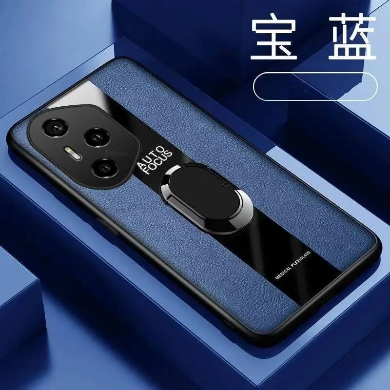 For Honor 400 Pro Global Case Stylish Porsche Style Leather Stand Skin-friendly Anti-fall Cover For Honor 400 Lite Funda