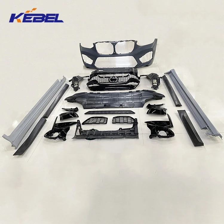 latest new products 2023 car body parts auto front grill  rear bumper for b m w x3 g01 2019  kit accessories