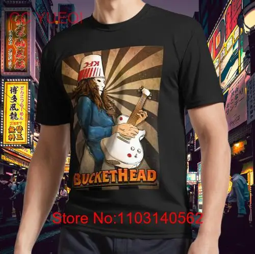 BUCKETHEAD LOGO 2022 ATINCANTIK3 Active T-Shirt Funny Logo Tee Men's T-Shirt