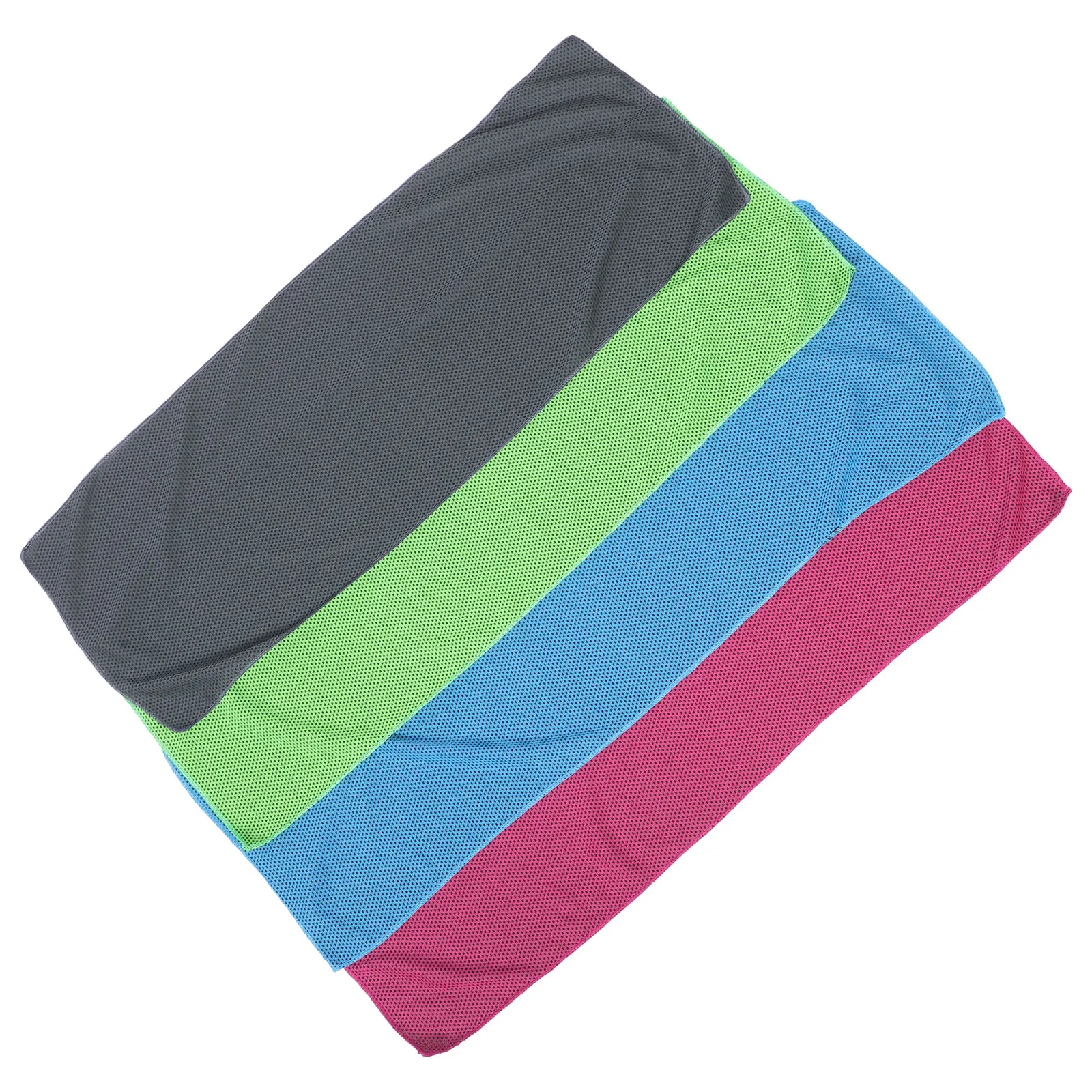 

4Pcs Instant Cold Cooling Towel Quick Dry Microfiber Sweat Towel Sports Gym Swimming Yoga Hiking Running Absorbent