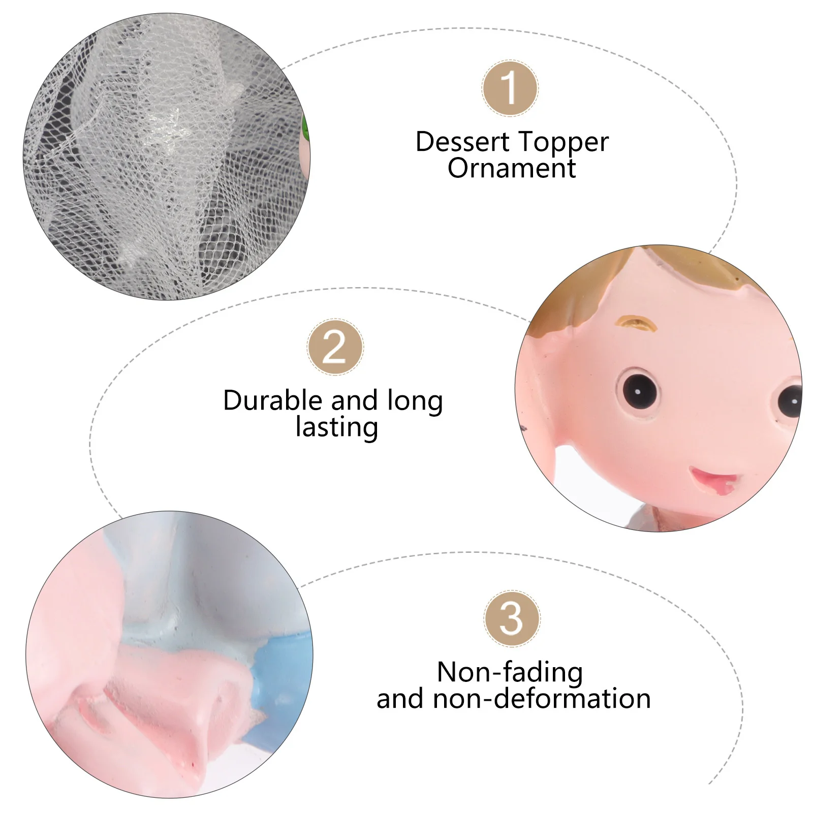 

Wedding Cake Decor Bride Groom Topper Resin Couple Figurines Romantic Dessert Topper For Table Desk Shelf Decor Home