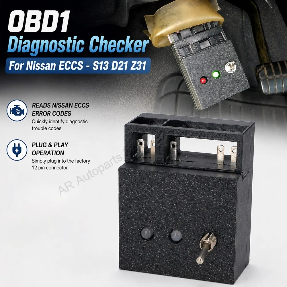 upgarde-obd1-diagnostic-checker-error-code-reader-for-nissan-eccs-s13-d21-z31-12-pin-connector-replacement