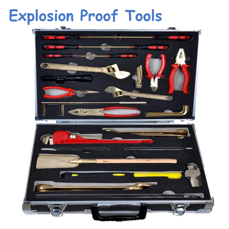 Antiscintilla Instruments of Combination Sets - 36pcs Copper Alloy Hand Tools ex Proof and Safety