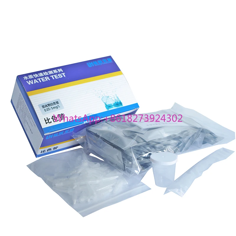 

Cyanide test Tube With Colorimetry Method Color Comparison Tube Water Quality test Kit