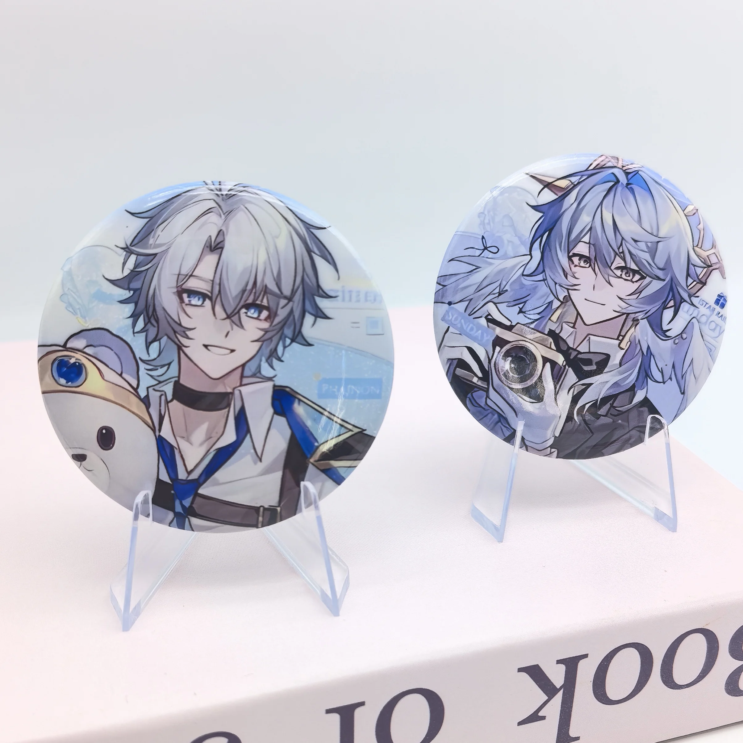 1PC Game Honkai: Star Rail Sunday Phainon Anime Cartoon 58MM Badge Roleplay Costume Brooch Cute Pretty Pin Boys Girl Backpack De