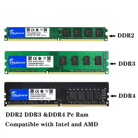 DDR3 DDR4 RAM 4GB 8GB 16GB 32GB PC 메모리 RAM 메모리 모듈 컴퓨터 데스크탑 2GB DDR2 1333 1600MHZ UDIMM 4GB DDR3 8GB RAM