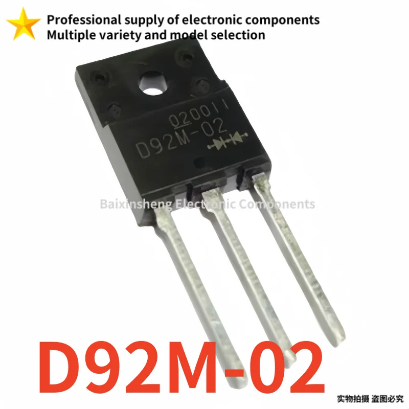 10PCS Brand new quality D92M-02 D92M02 D92M TO-3PF Fast recovery rectifier diode