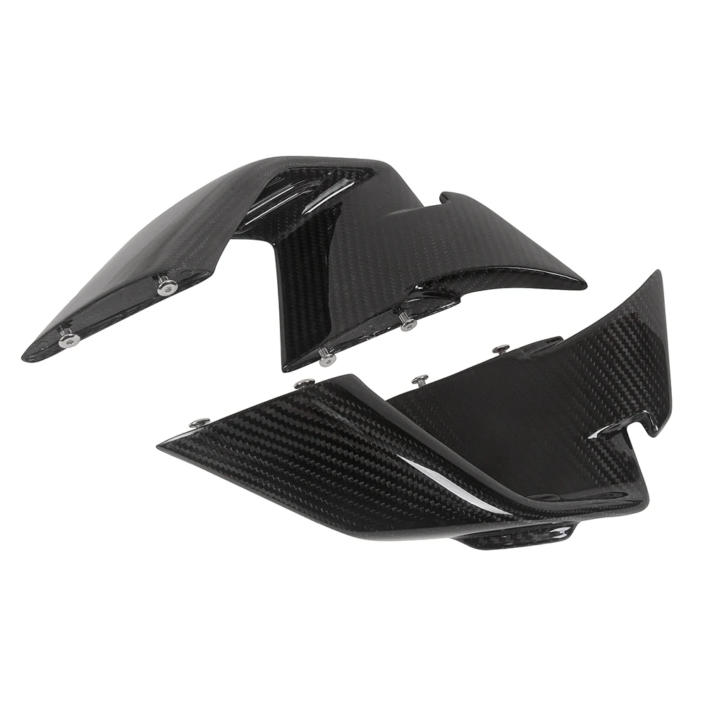 Motorcycle Front Winglets Kits Fairing Carbon Fiber for BMW S1000RR M1000RR 2023 2024 Spoiler Fixed Wind Winglets