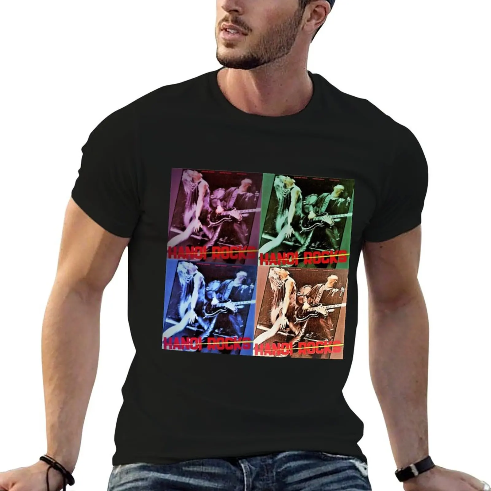 

T-Shirt Hanoi cotton shirts t t Rocks man man collage printed for shirt