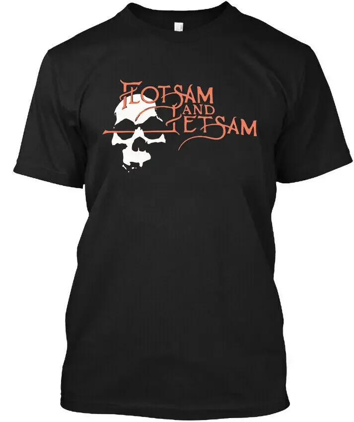 

New Popular Flotsam and Jetsam American Music Graphic Logo T-Shirt Size S-4XL