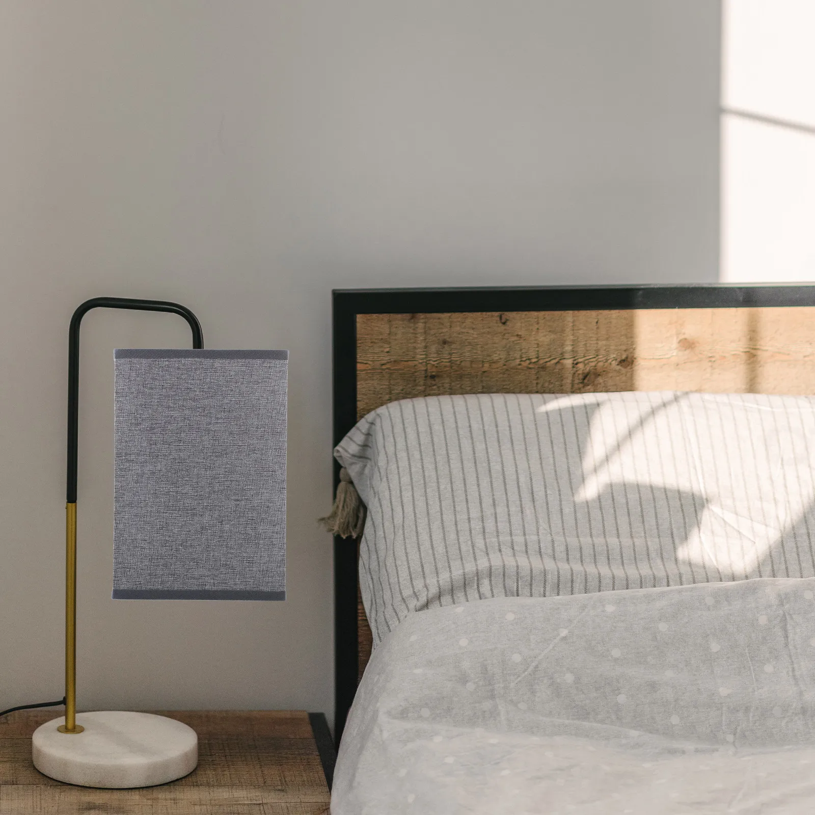 Linen Lamp Shade Rectangular Floor Lampshade Table Lamp Cover Soft Light Bedroom Living Room Home Decorative Light Shade