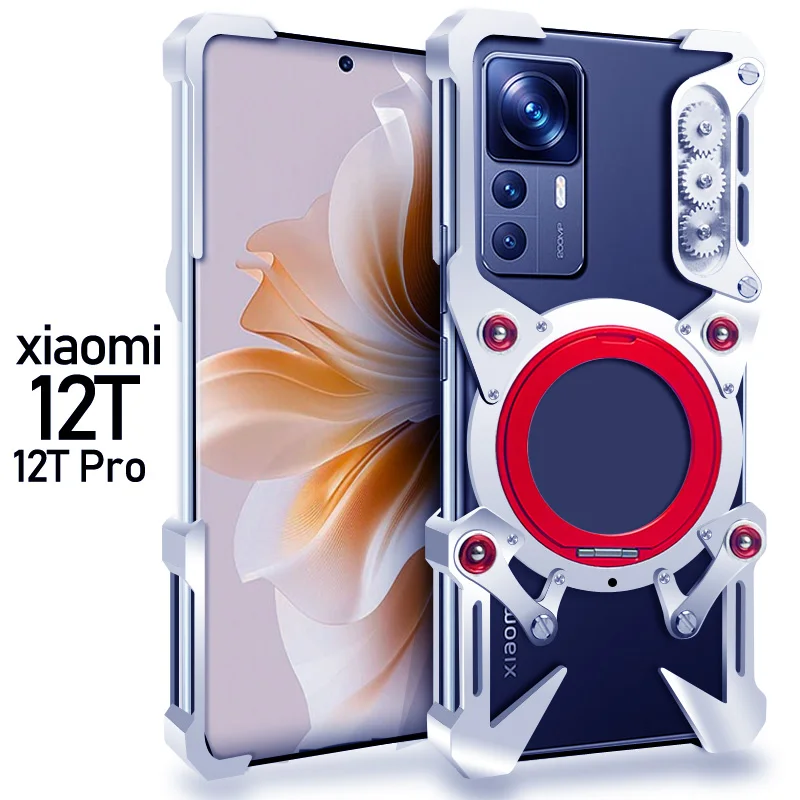 

Роскошный металлический новый металлический алюминиевый чехол для телефона Zimon Thor Heavy Duty Armor для Xiaomi 13T 13 12T Pro, задний бампер Fundas Coques