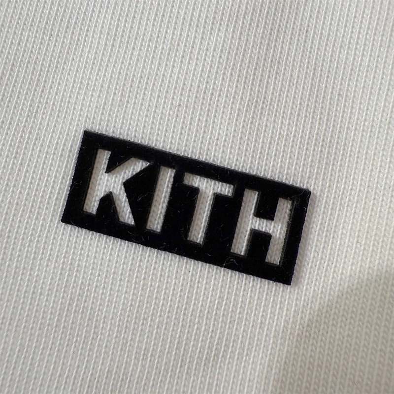 New KITH Box Floral Logo Print Long Sleeves T Shirt Men Women High Quality Loose Cotton T-shirt Fashion Casual Tops Tee view 5