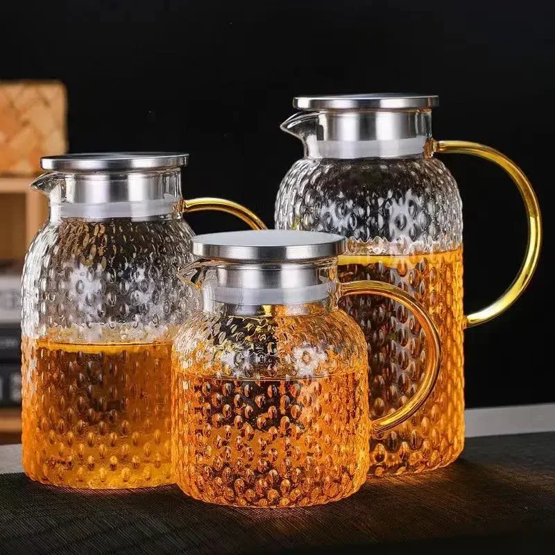 Large Capacity Heat-resistant Glass Teapot Water Jug tea Pot Coffee Pots Teaware Teapots to Boil Kettle Bar