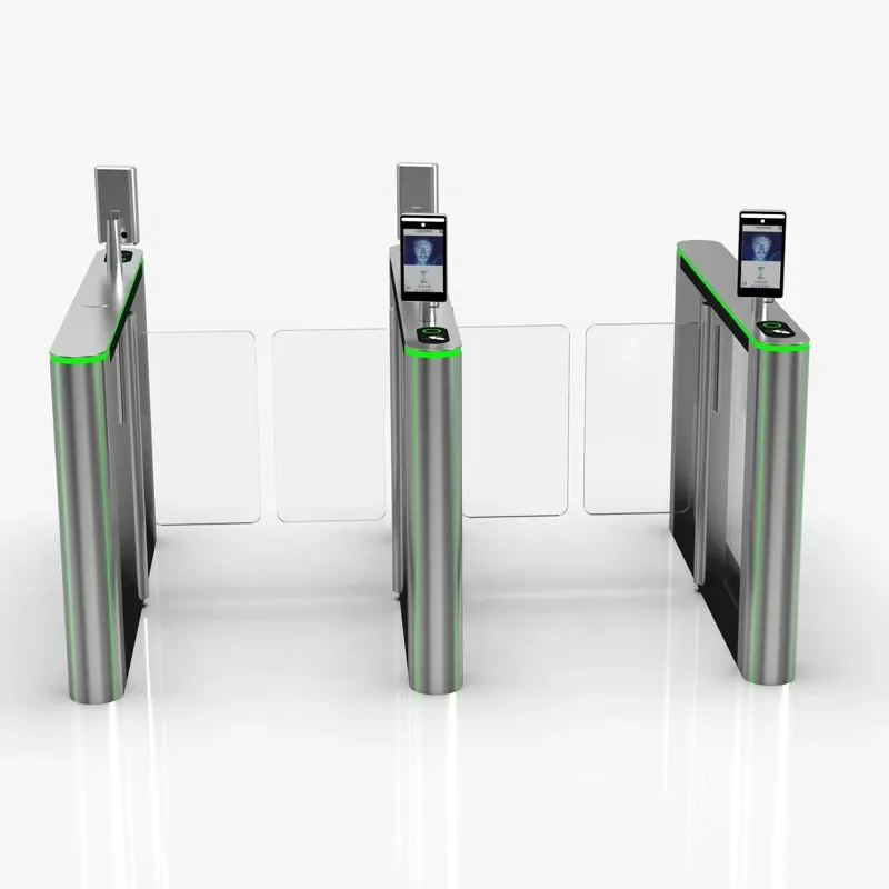 

Vertical Full Automatic Security Pedestrian Gate Fast Speed Turnstile Gate for Gym Library