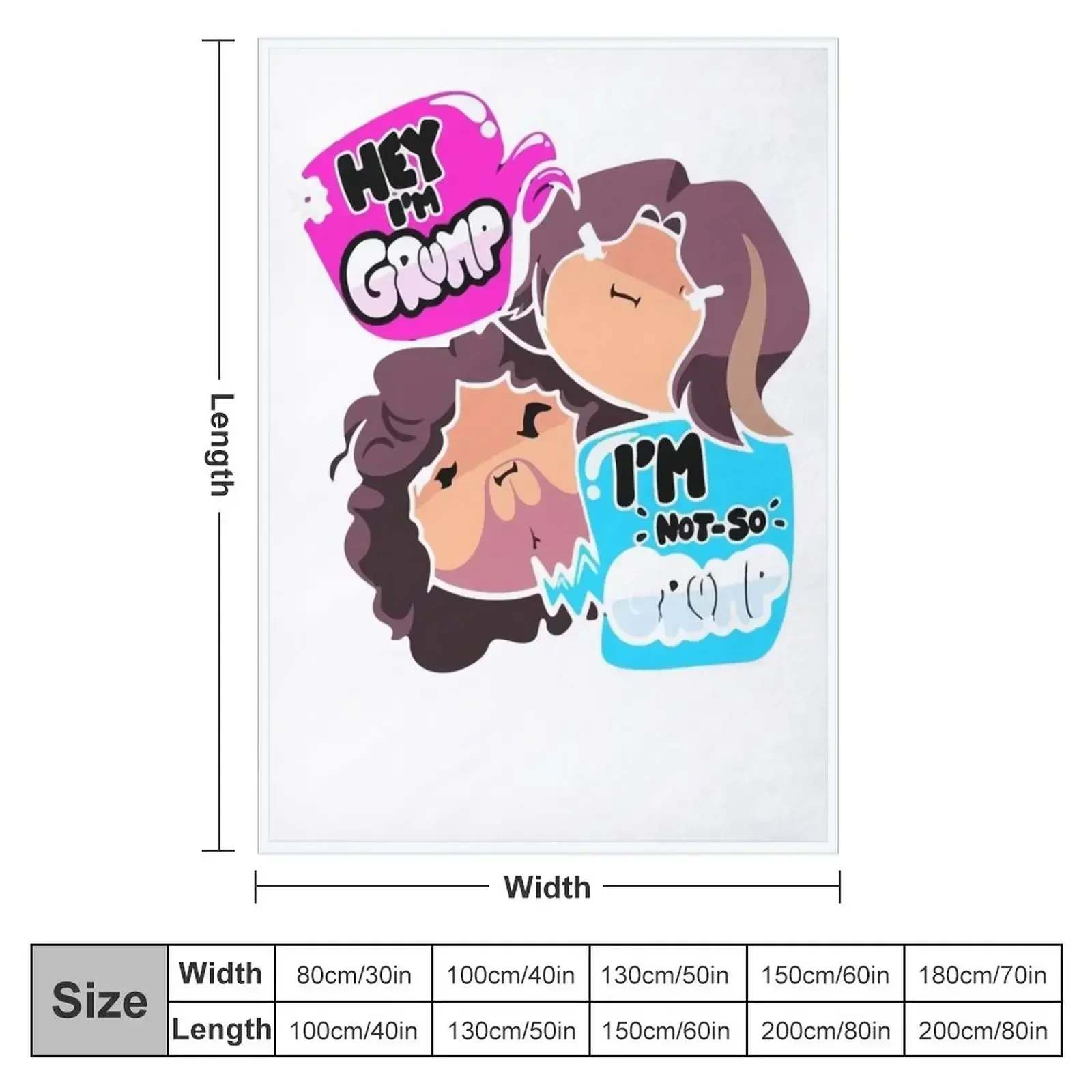 Game Grumps Throw Blanket Cute Soft Big Blankets