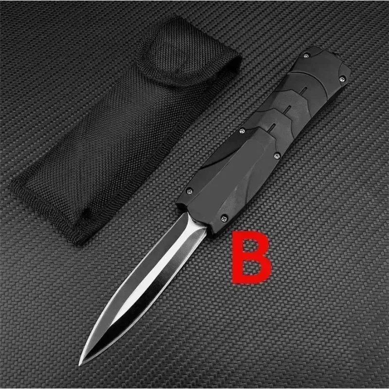 BM 3300 Infidel BM A016 Quick Opening D2 Blade Wood Handle Hunting Knife Camping Self Defense EDC Multitool Tools Gift