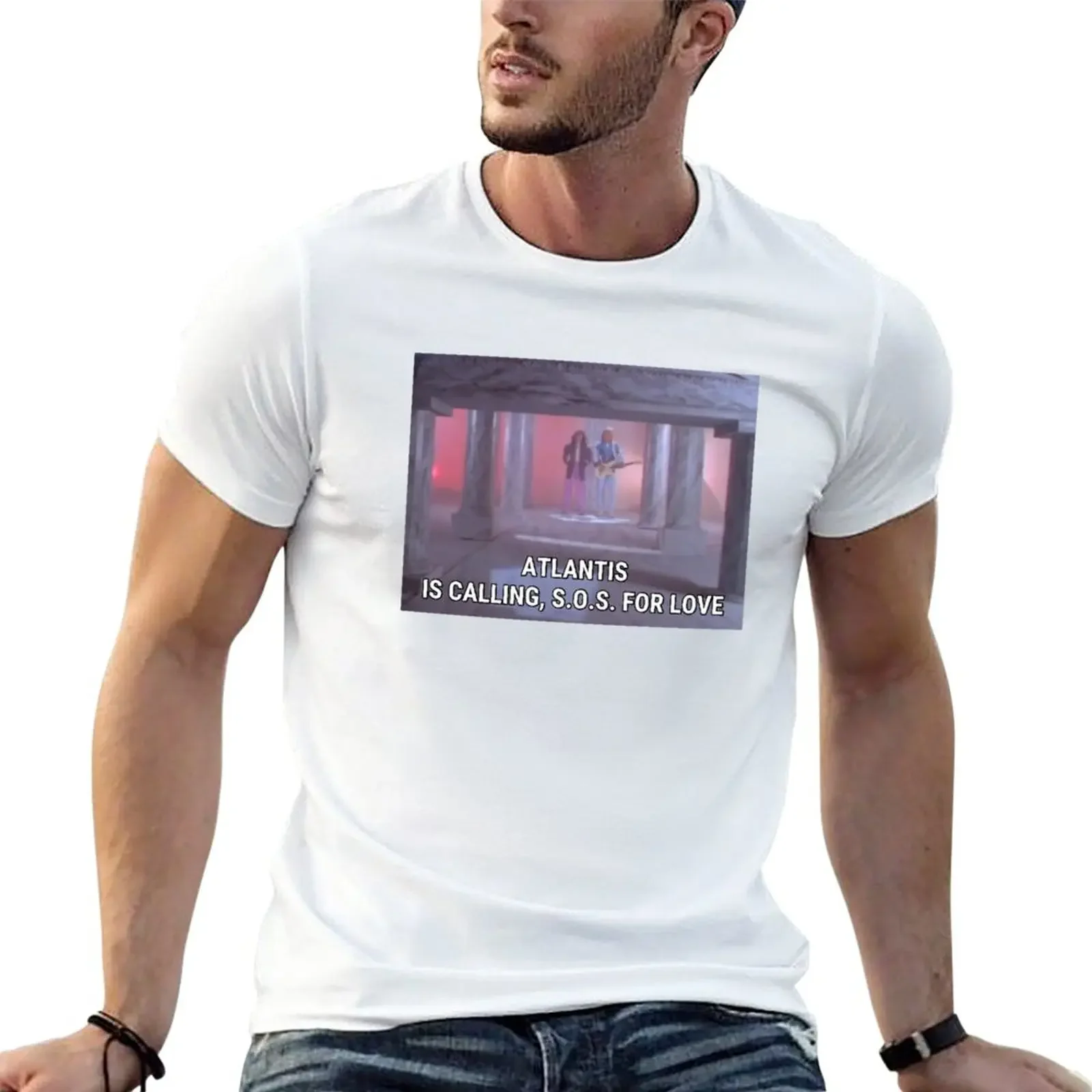 

Modern Talking - Atlantis Is Calling (SOS For Love) T-Shirt Blouse oversized t shirts men