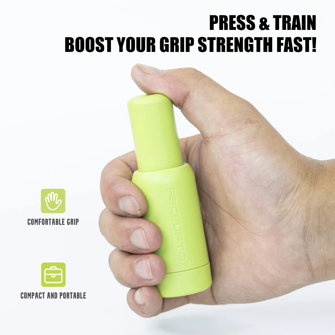 Thumb Press Grip Trainer 5/7/13kg Adjustable Resistance Hand Strength Exerciser Portable Finger Workout Tool for Office Fitness