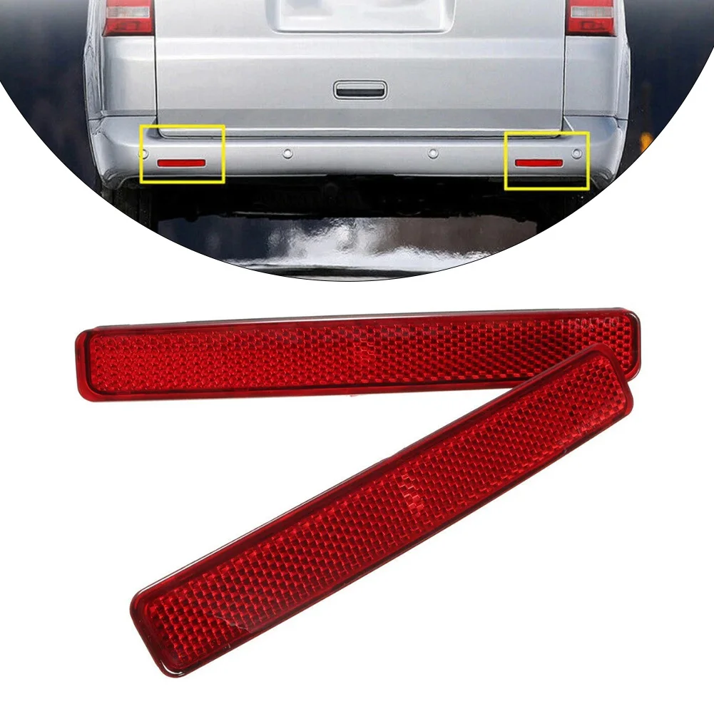 

Красный свет, отражатель заднего бампера автомобиля, предупреждающий светоотражающий чехол для Transporter T5 2003-2011 7E0945105 7E0945106