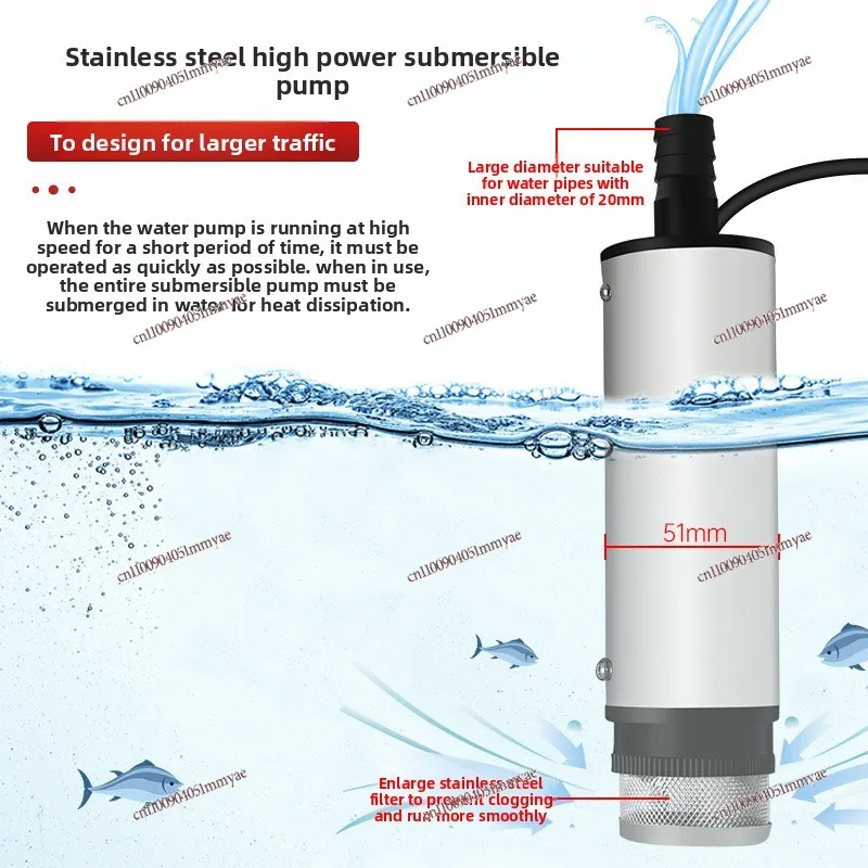 220V Special Pump for Oil Pumping and Wine Pumping, Small Pumping Pump, Submersible Pump
