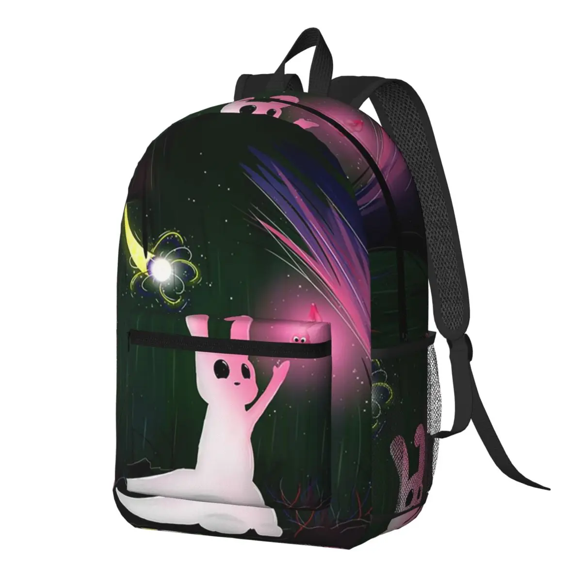 

Rain World Slugcats Pattern Game Backpack Daypack Large Capacity Kids BookBag School Bag Shoulder Bags for Men Women