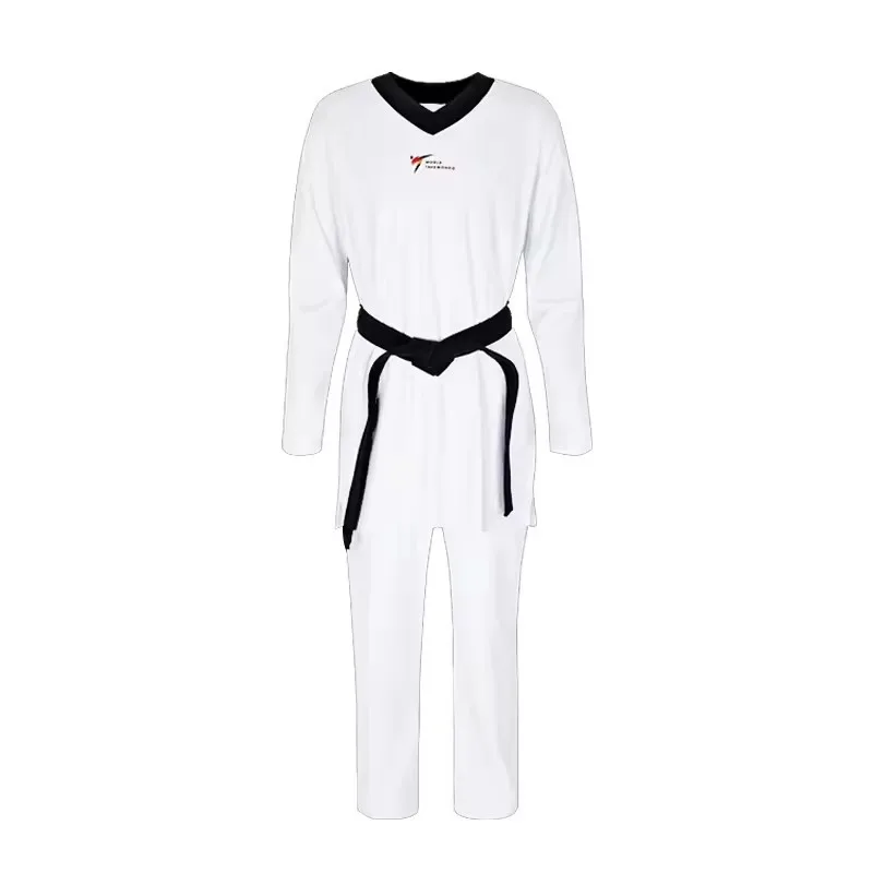 مرونة عالية ومناسبة للتجفيف السريع Tae Kwon Do الزي الرسمي القابل للتخصيص للرجال والنساء والأطفال ملابس المنافسة