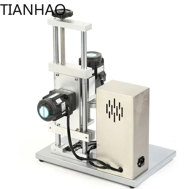 Desktop 220v DHZ-450B Electric Capping Machine, Pistol Cap Spray Nozzle Capping Device Large Bottle Cap Snapping
