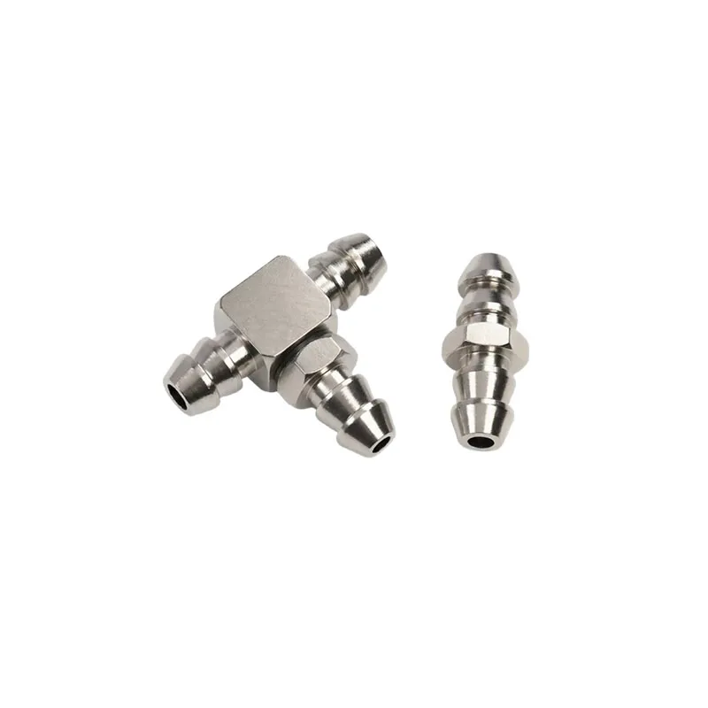 10PCS Mini Air Nozzle Tube Quick Twist Lock Joint Pagoda Three way Straight Bend PL4-M3 4-M5 Easy Installation