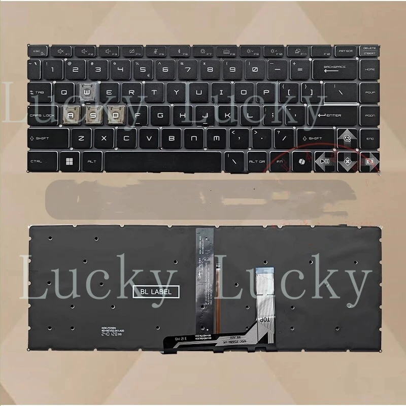 

Новая клавиатура с подсветкой для MSI Thin A15 B7UC B7UCX B7VE B7VF AI B8VF MS-16R8 (US-раскладка)