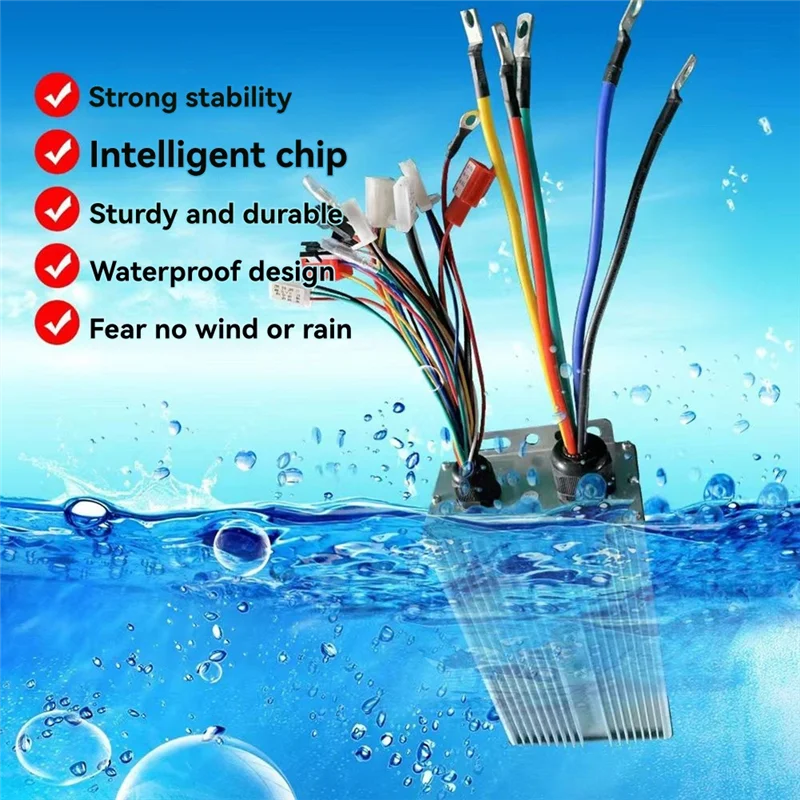 Controller brushless EF-Double Row 48V/60V/72V/84V 3000W per motore BLDC/bici elettrica/triciclo per bicicletta/moto