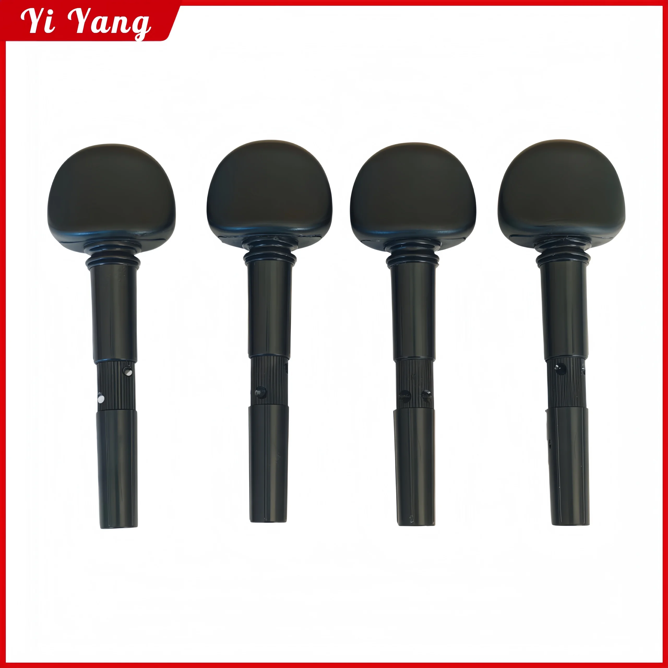 4pcs Mechanical Violin Tuning Pegs 4/4 Size Machine Heads Violin Finetune Pegs String Tuners Accessories