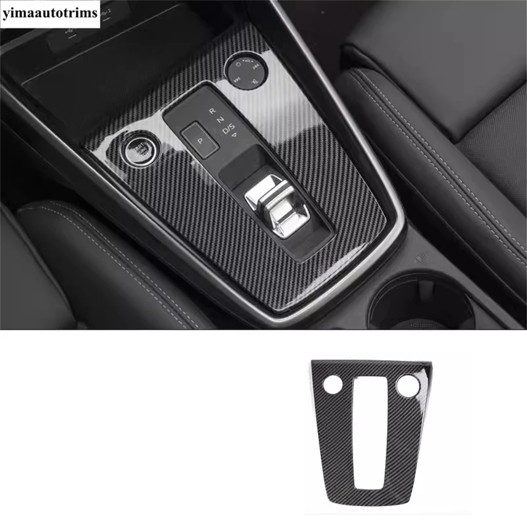 

Central Gear Shift Panel Water Cup Frame / Shifter Knob Head Cover Trim Accessories For Audi A3 8Y Sedan Sportback 2021 - 2024