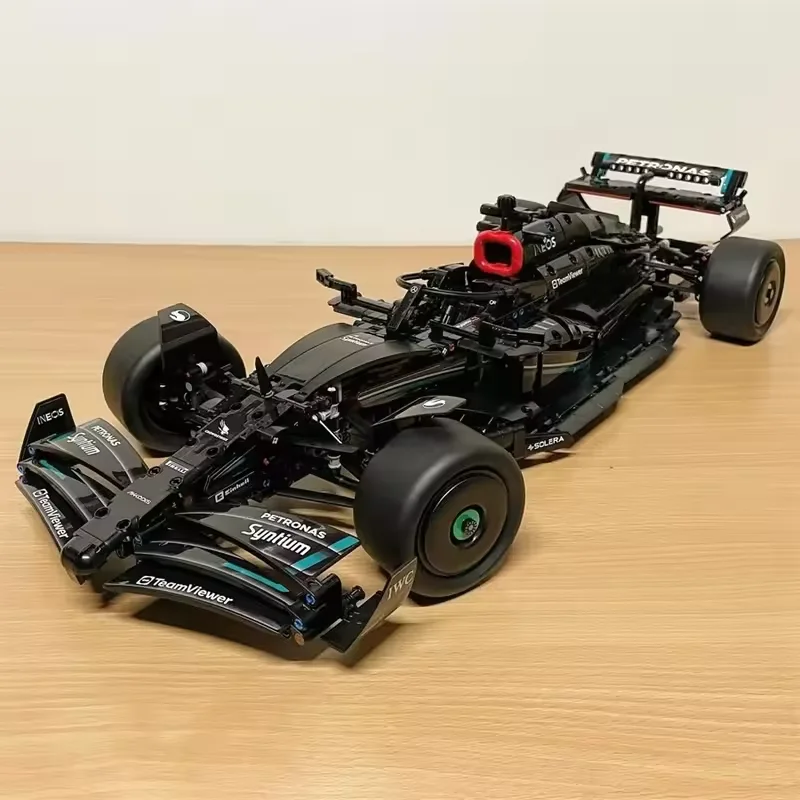 F1 W14 E 42171 سيارة سباق عالية الأداء 1642 قطعة طقم تجميع مقياس 1:8 قابلة للتجميع للبالغين نموذج عرض مفصل بأدق التفاصيل ديكورات
