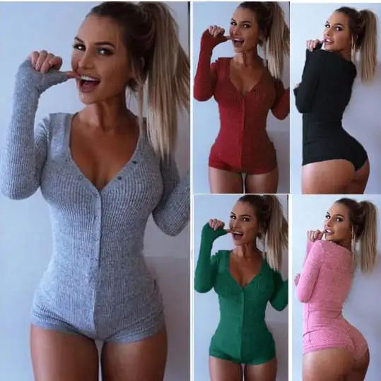 

Sexy Warm Slim Jumpsuits orts Girl irt Cotton Knitted Sweater 208 Autumn Faion Ladies' Clothing Premium Quali