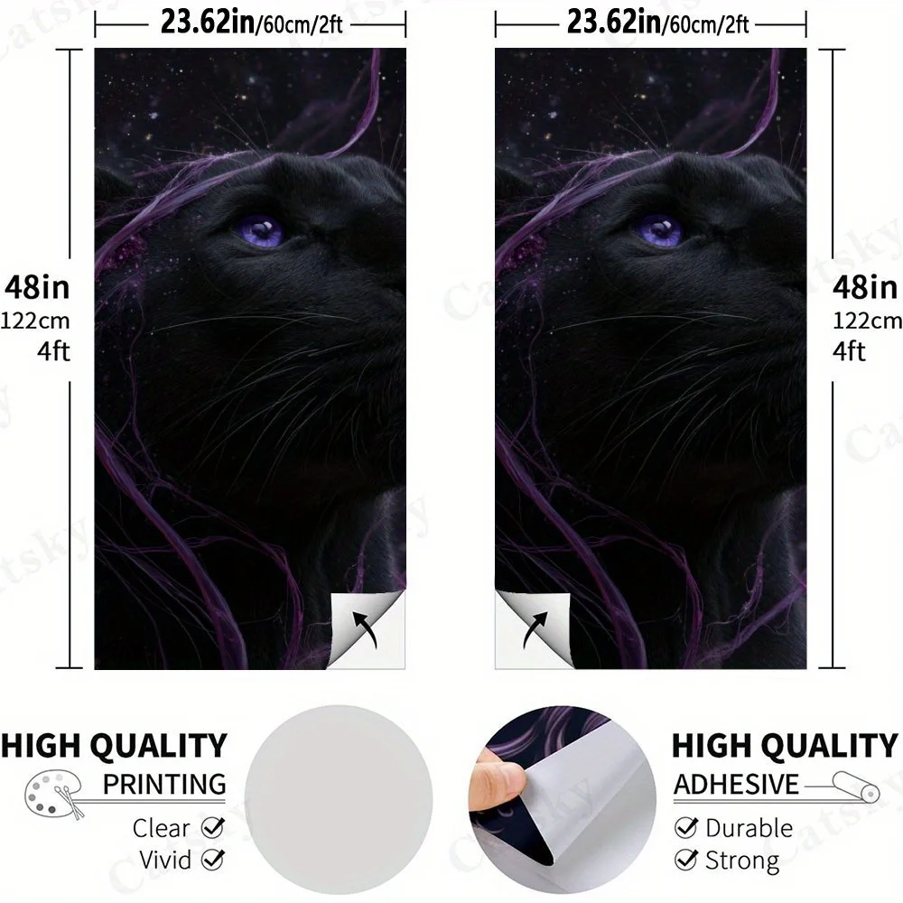 Fantasy Colorful Lion Sticker,High Value! 2D Flat Vinyl Sandboard Decals - Budget-Friendly and High Value, Bubble-Free and Easy