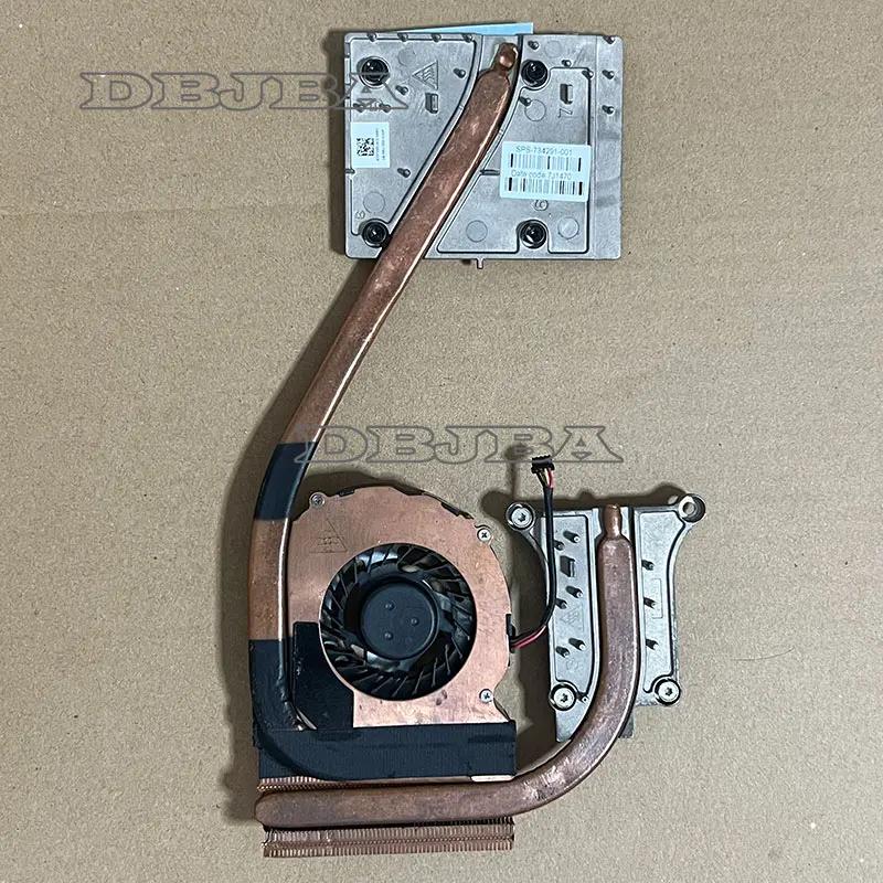 Laptop CPU Cooling Fan For HP ZBOOK 15 G1 G2 AB07505HX170B00 00VBL20 734291-001 AT0TJ001AC0 5V 0.4A Heatsink