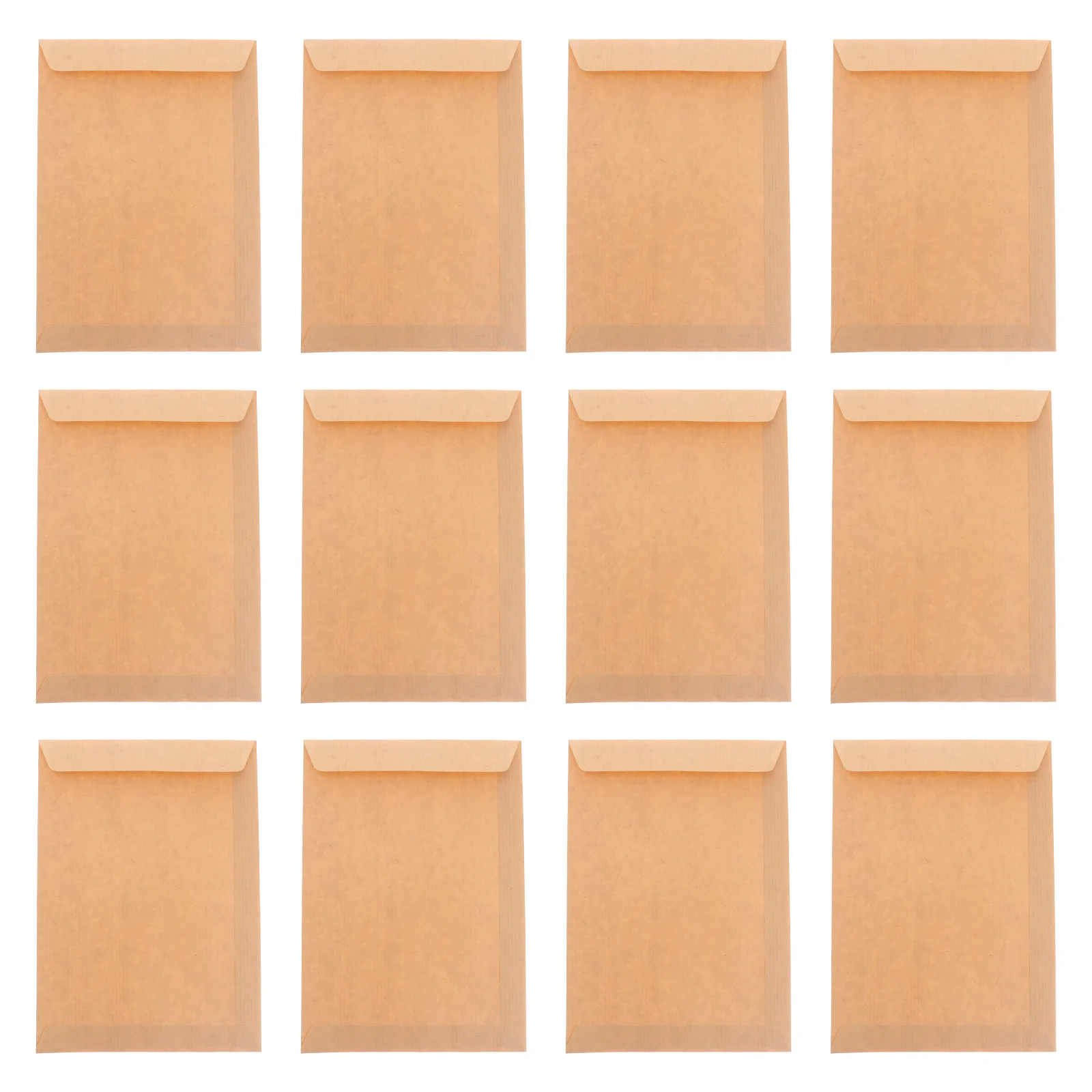 50 buste di carta Kraft 229x162mm vuote classiche in tinta unita per compleanni matrimoni feste vacanze banchetti docce luce