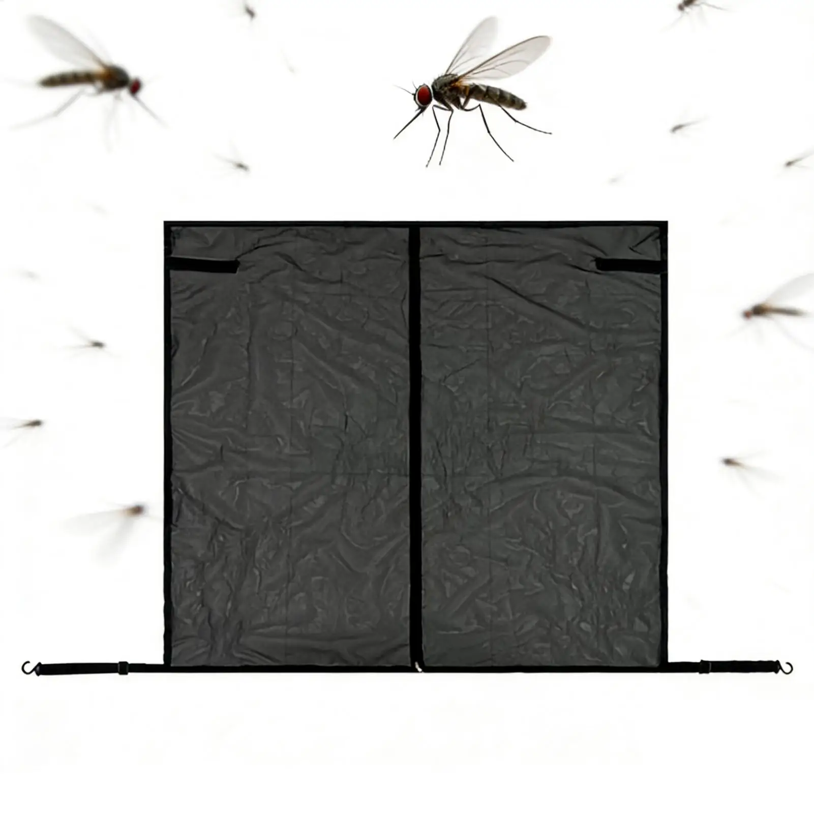 Car Camping Tailgate Net Magnetic Breathable Tent SUV Rear Window Protection Screen for Travel Road Trip Picnic Tailgating