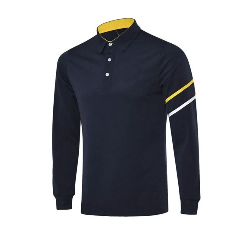 Magliette equestri a maniche lunghe da uomo equitazione Top Tees abbigliamento equestre primavera autunno Polo maschile abbigliamento da competizione