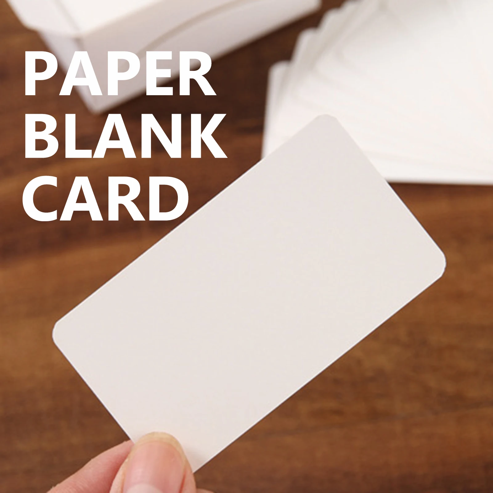 

500pcs Paper Blank Cards Thickened Study Word Cards Portable Memo Notecards For Daily Schedule Diy Card Making Supplies