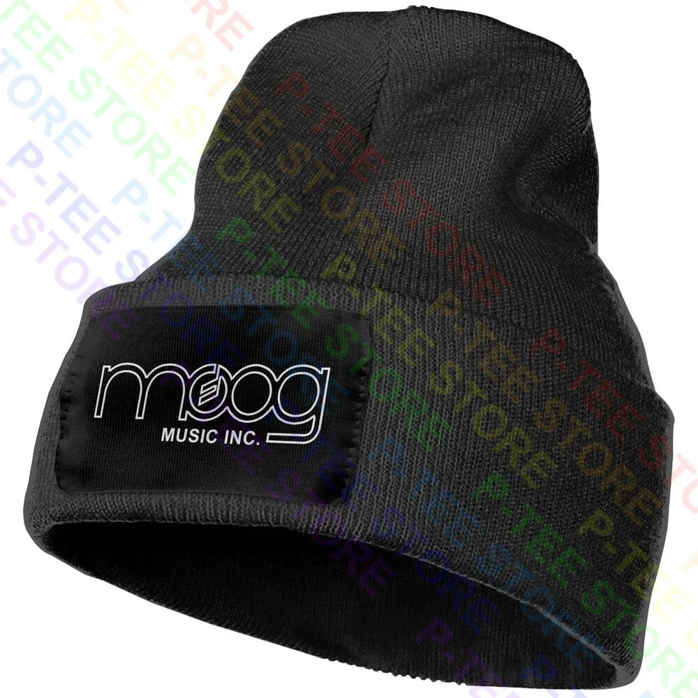 

Moog Synthesizer Mogue Musical Instrument Logo Knitted Beanie Hat Beanies Cap Retro Novelty Best Quality