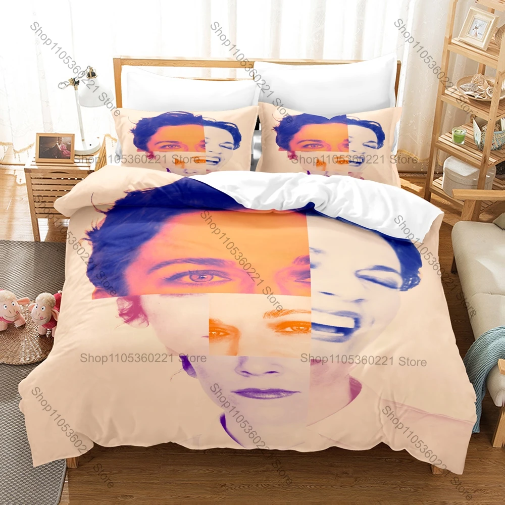 Omar Courtz Fan Merch Duvet Cover + 2 Pillowcases, Puerto Rican Artist Portrait Bedding for Latin Music Lovers Collection