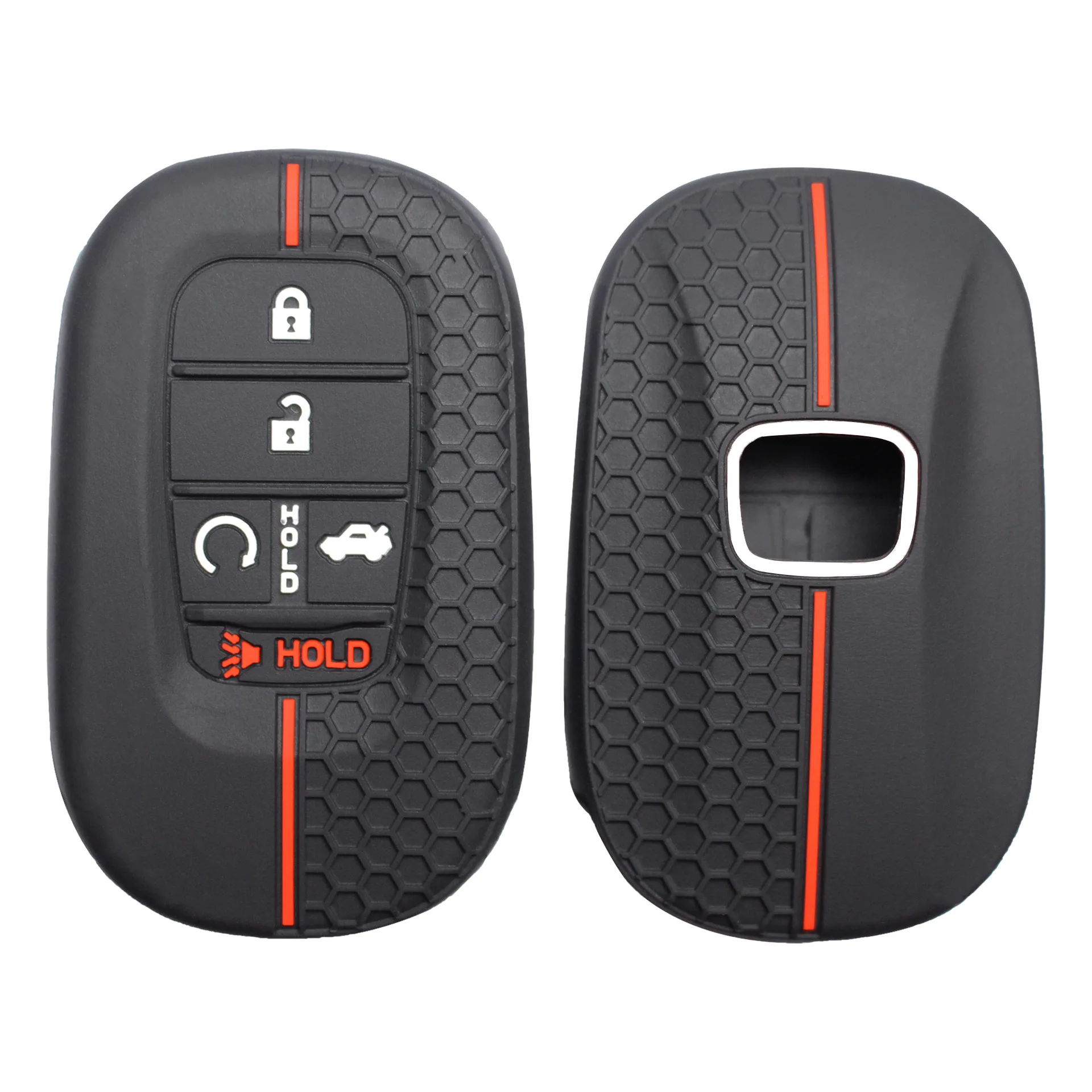 Suitable for Honda Civic CRV Accord Jade remote control key cover 11th generation Honda 5-button silicone key cover