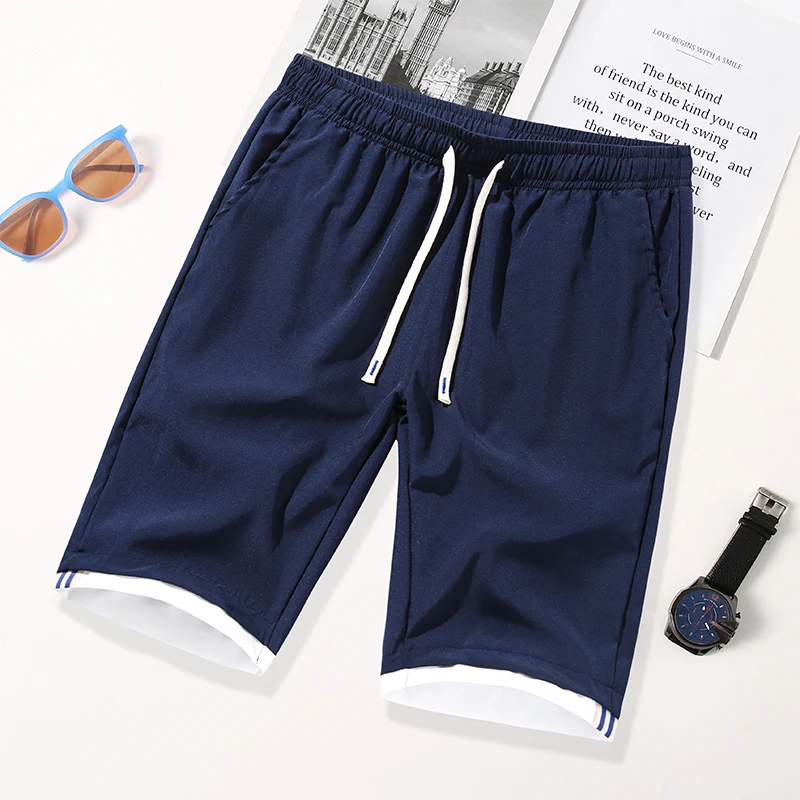 

2023 Summer Drawstring Men's Shorts Pants Cotton Fit Slim Elastic Sports Shorts Man Casual Running Sweatpants Male Clothing