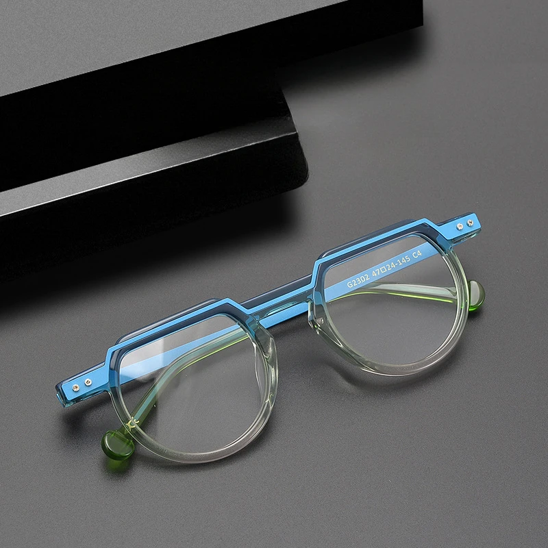 Glasses Men Myopia  Women Vintage Acetate Eyeglass Frames Women Prescription Glasses Men Myopia Eyeglasses Frames for Men